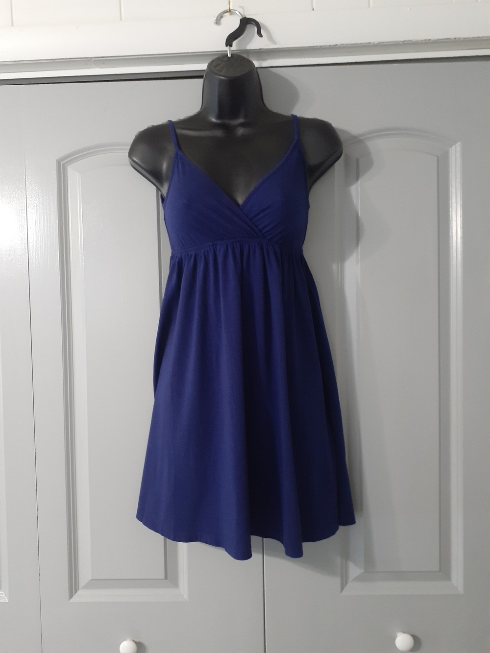 Express Royal Blue Spaghetti Strap Mini Dress